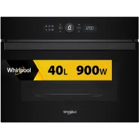 Piekarnik kompaktowy z funkcją mikrofali Whirlpool WMW47HMB 900W Crisp Grill CrispFry Termoobieg Czyszczenie parowe 40L