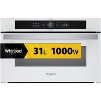 Kuchenka mikrofalowa Whirlpool WMD44MW 1000W Crisp Technologia 3D Grill Czyszczenie parowe 31L
