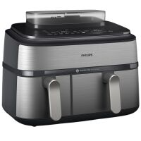 Frytkownica beztłuszczowa Philips Ovi Seria 5000 Dual Basket NA555/00 Airfryer