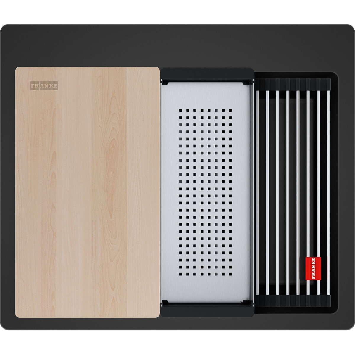 zlewozmywak granitowy franke kanon kng pro 610 53 ftl czarny mat czarny odplyw glowne