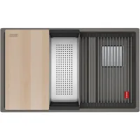 Zlewozmywak granitowy Franke Kanon KNG 160-46-21 Kamienny szary