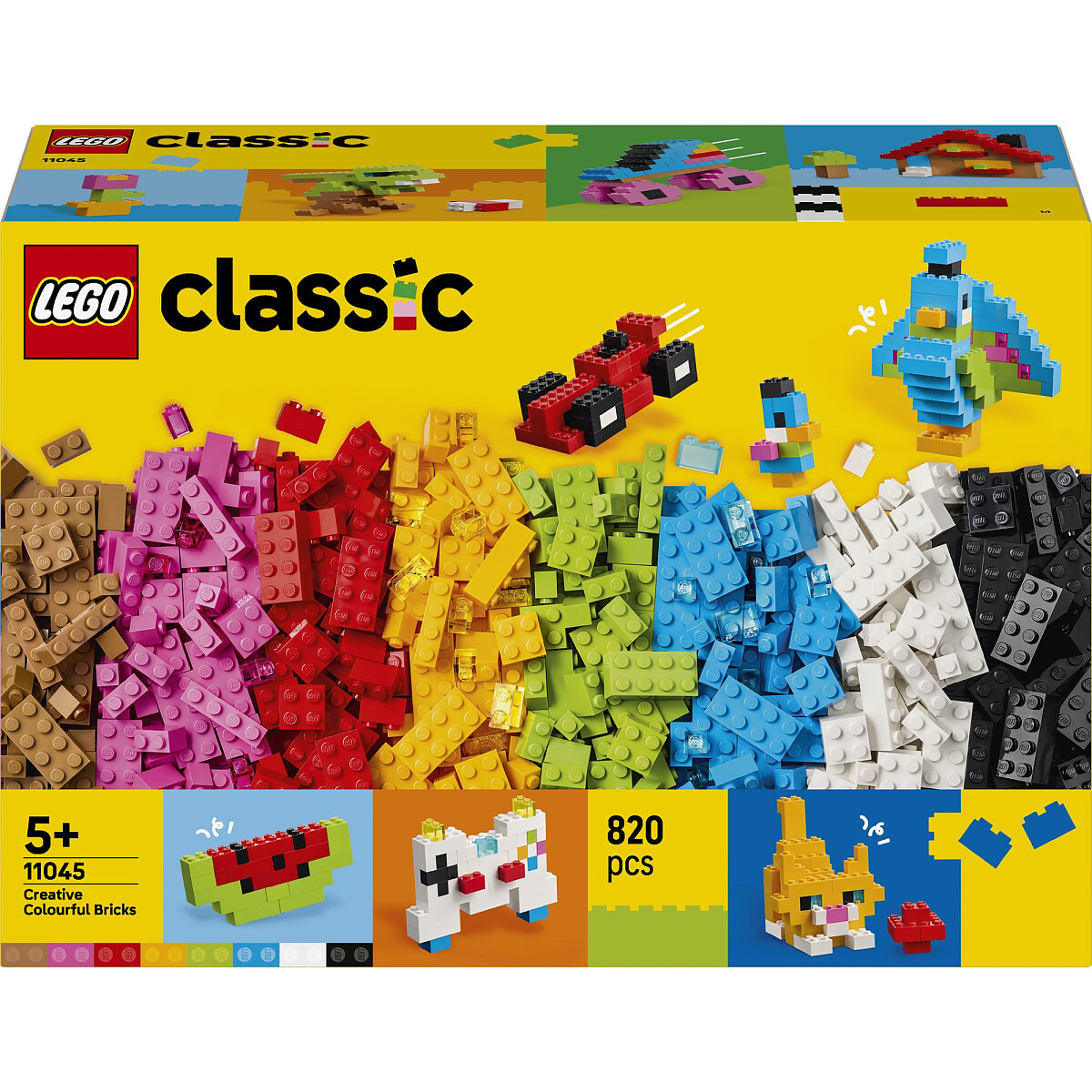 klocki lego classic kreatywne kolorowe klocki 11045 opakowanie przod