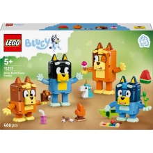 Klocki LEGO Bluey Rodzina Blue z klocków 11217