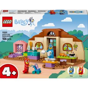 klocki lego bluey szkola z ryzykiem i blue 11221opakowanie porzod