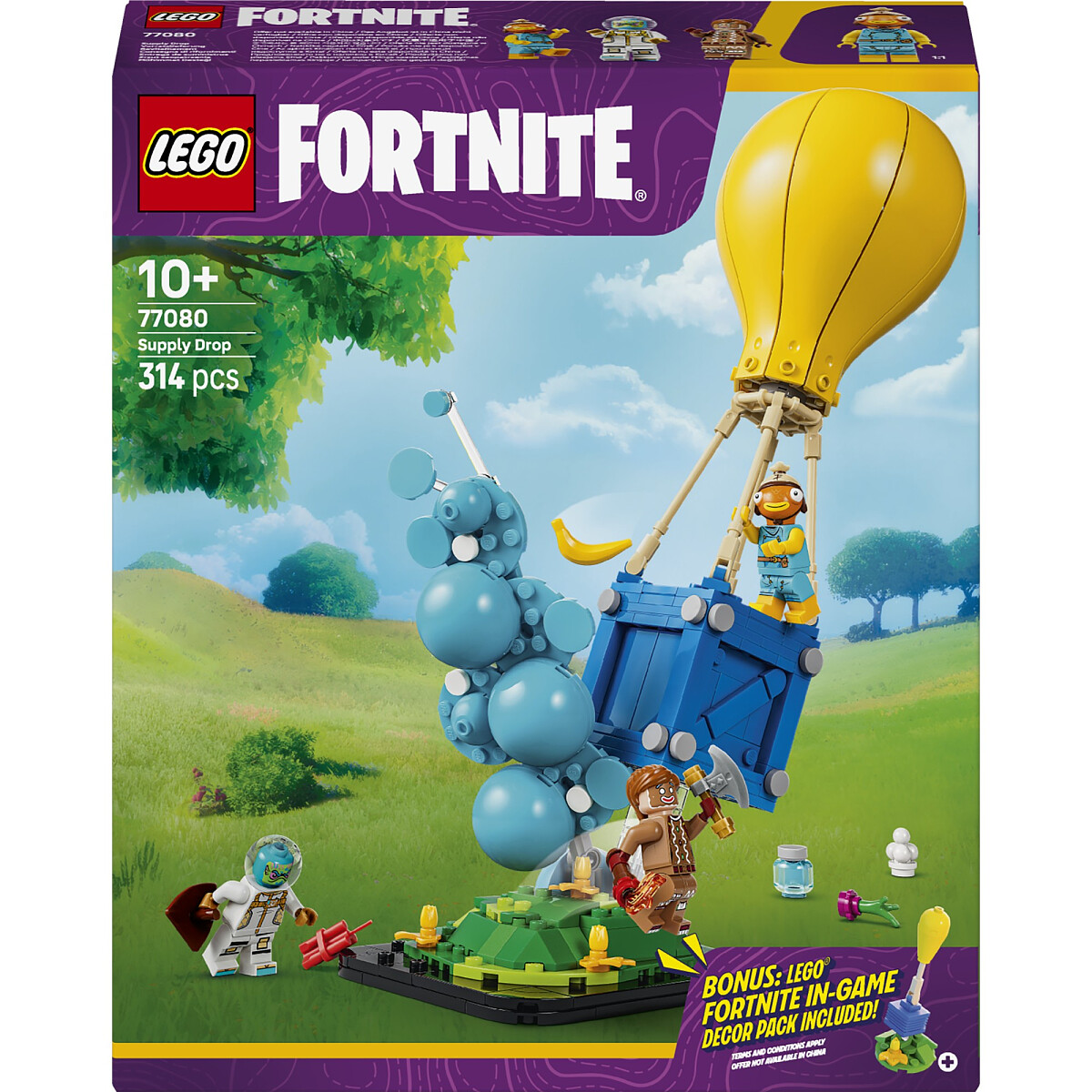klocki lego fortnite zrzut zaopatrzenia 77080 glowne