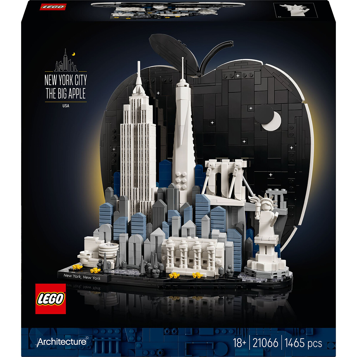 klocki lego archiecture nowy jork wielkie jablko 21066 opakowanie przod