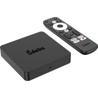 Odtwarzacz multimedialny Silelis T-3 Android TV Box 4K Czarny