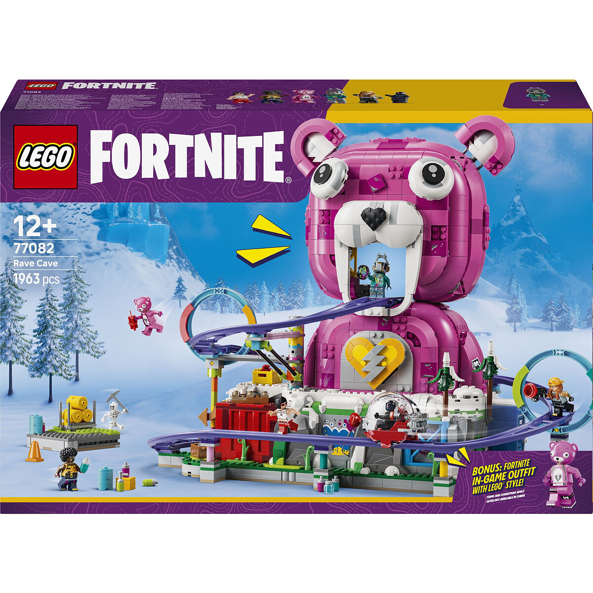 klocki lego fortnite jaskinia ubawu 77082 opakowanie przod