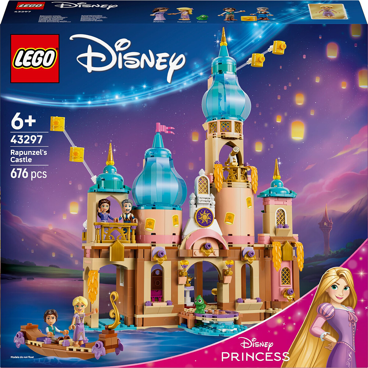 klocki lego disney zamek roszpunki 43297 opakowanie przod
