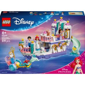 klocki lego disney krolewska lodz weselna arielki 43299 opakowanie przod