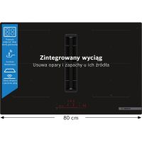 Płyta indukcyjna zintegrowana z okapem Bosch Serie 6 PVQ811H26E