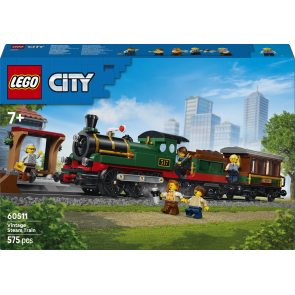 klocki lego city retro pociag z lokomotywa parowa 60511 opakowanie przod