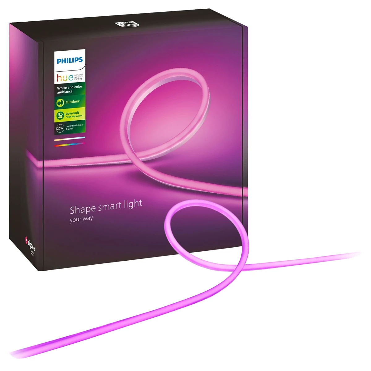 zewnetrzna tasma led philips hue w&c ambiance 2 m 929002289002 glowne