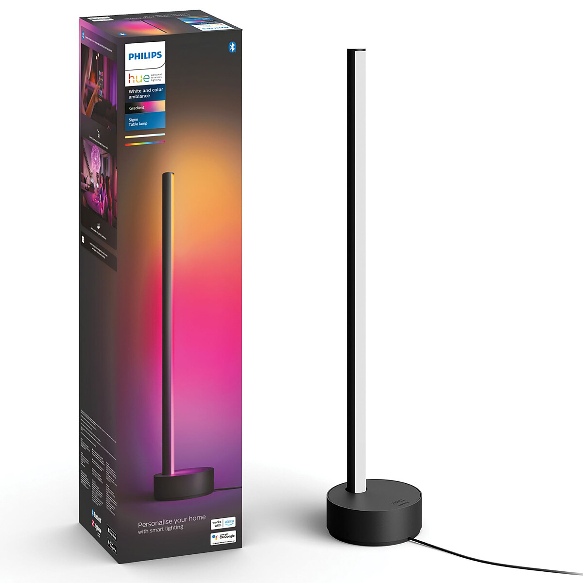 Philips Hue White and Colour Ambiance Gradient Signe Czarny