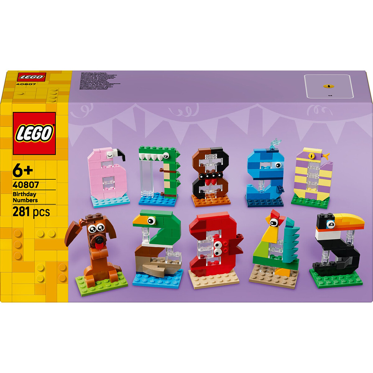 klocki lego seasons urodzinowe cyferki 40807 opakowanie przod