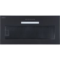 Okap wkład Kernau KBH I 1161.1 B Glass 314m3/h Oświetlenie LED 60cm Czarne szkło