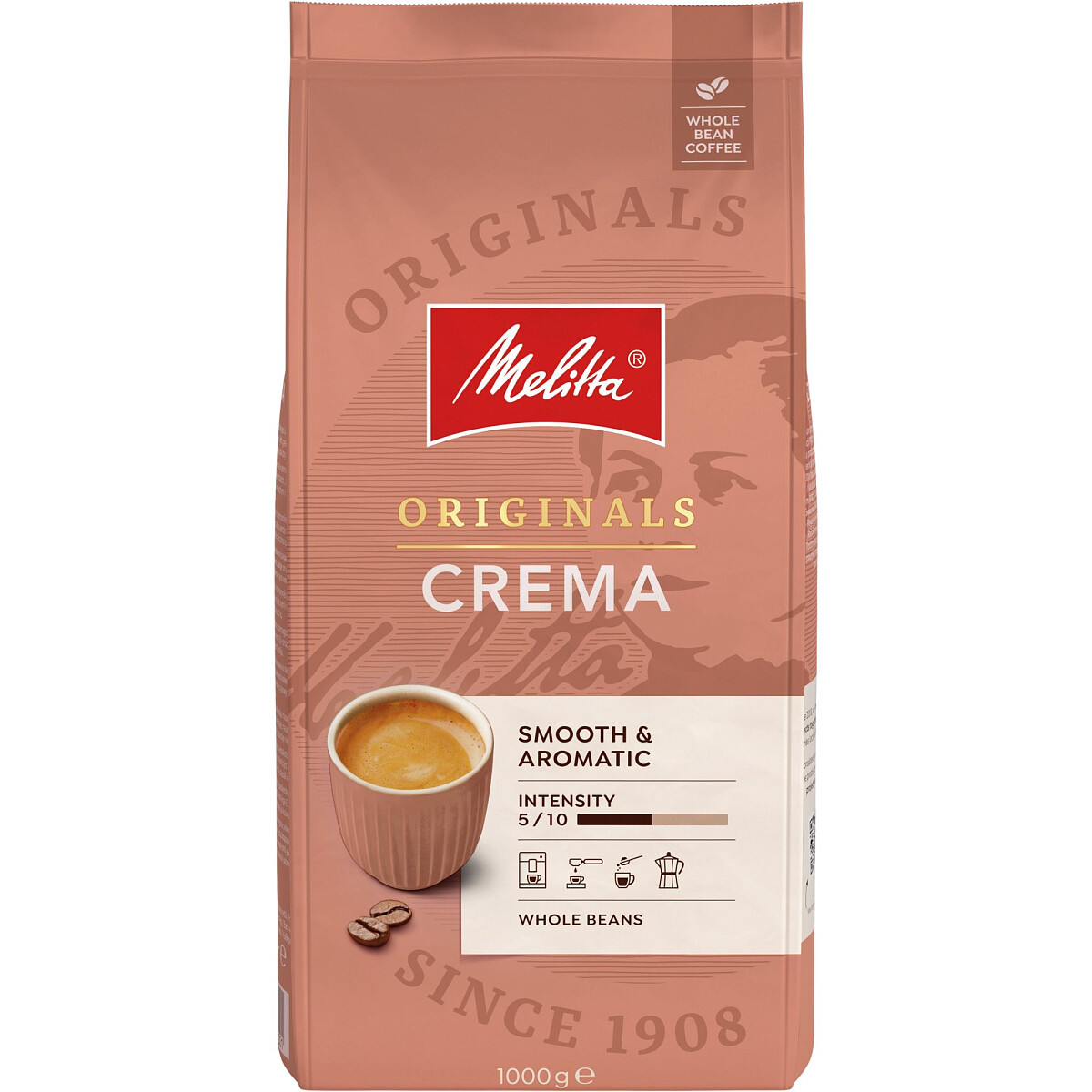 Kawa ziarnista Melitta Originals Crema 1 kg