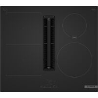 Płyta indukcyjna zintegrowana z okapem Bosch Serie 4 PVS61AB16E Łączenie pól Timer PowerManagement Czarny mat