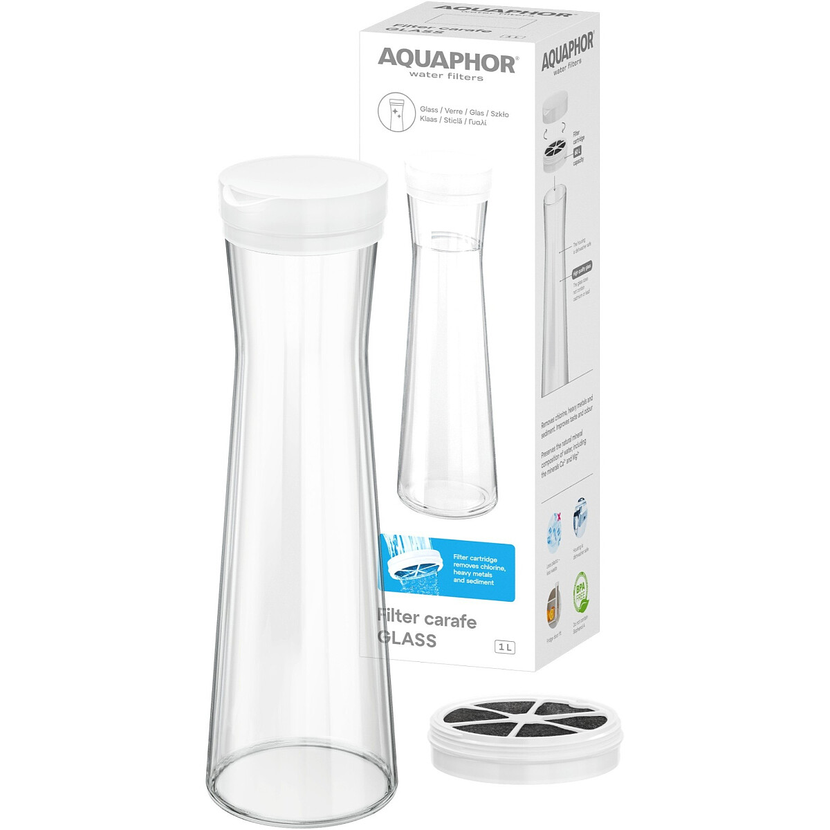 karafka filtrujaca aquaphor glass wklad glowne