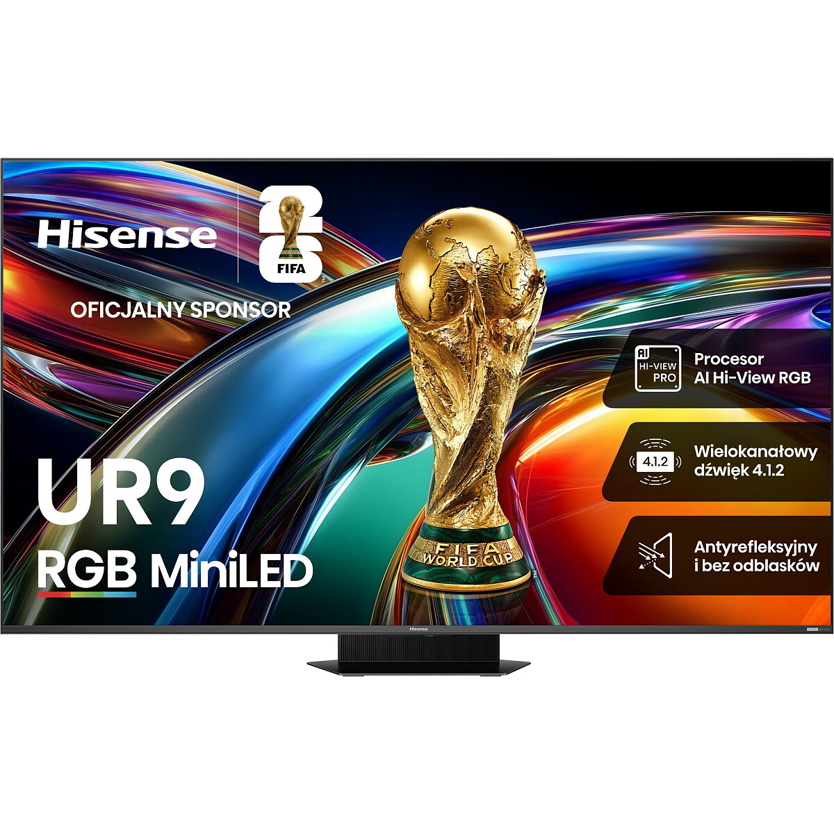 Telewizor Hisense 65UR9S 65” RGB MiniLED 4K UHD 170Hz VIDAA