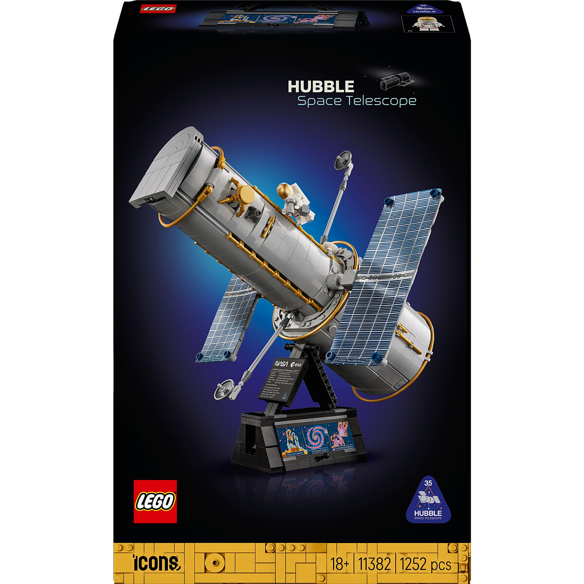 klocki lego icons kosmiczny teleskop 11382 opakowanie przod