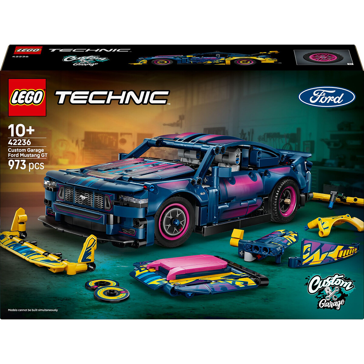 Klocki LEGO Technic Warsztat tuningowy samochód Ford Mustang GT 42236