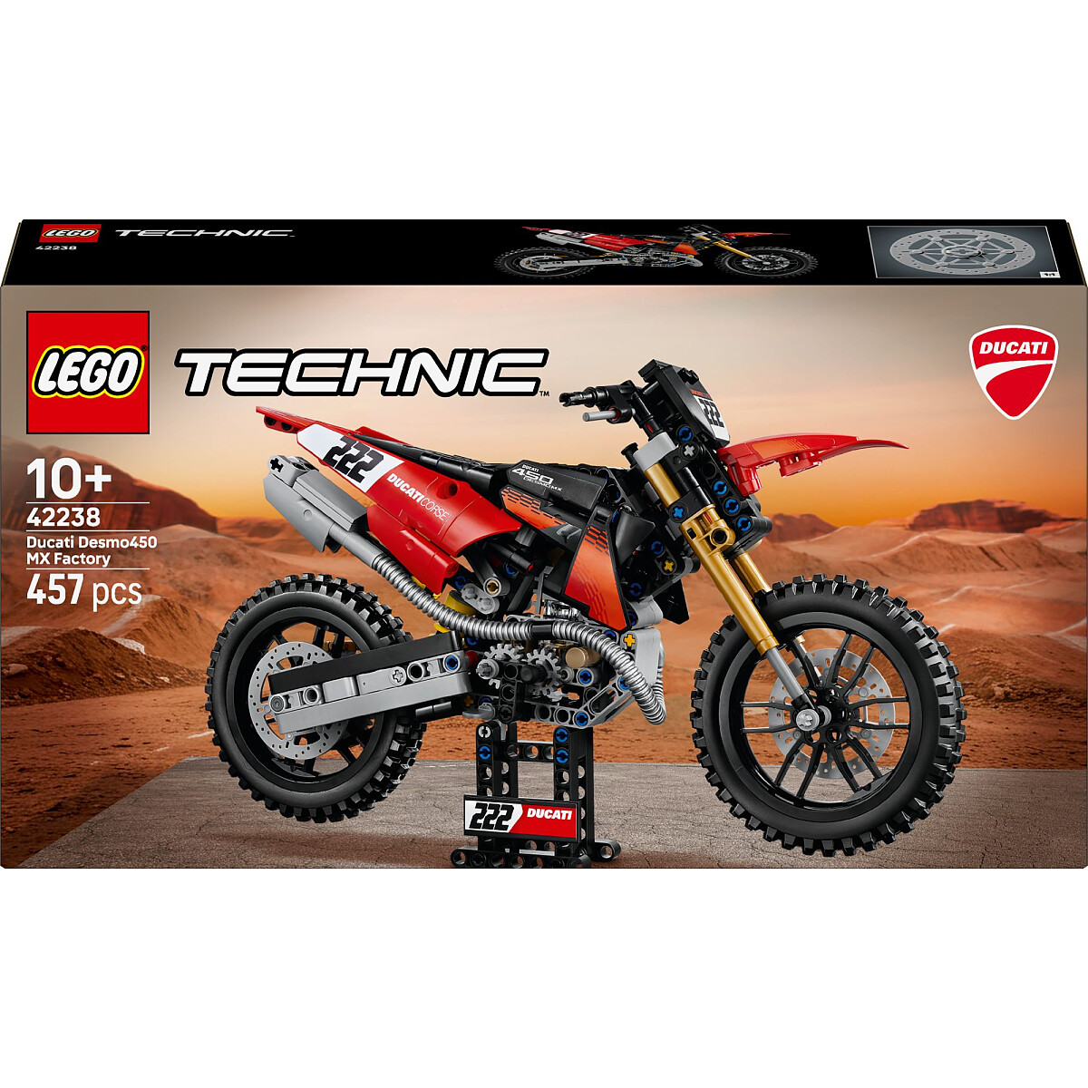 Klocki LEGO Technic Motocykl Ducati Desmo450 MX Factory 42238