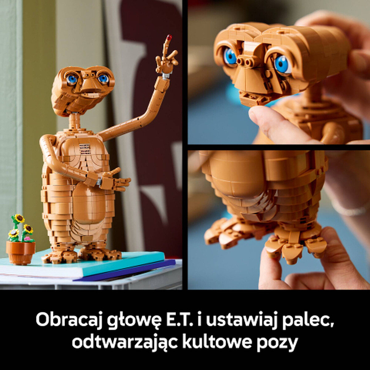 klocki lego ideas e.t extra terrestrial 21370 obracaj glowe