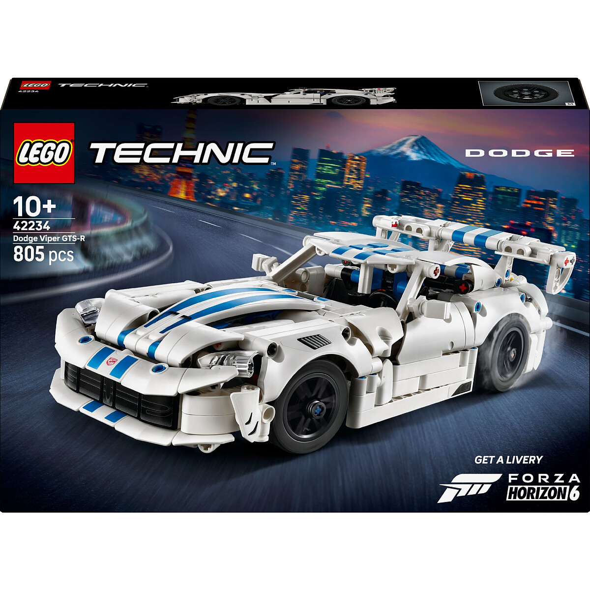 Klocki LEGO Technic Samochód sportowy Dodge Viper GTS-R 42234