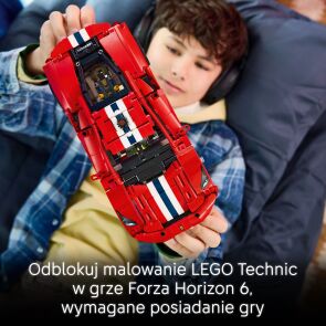 klocki lego technic samochod ferrari 488 pista 42235 gra