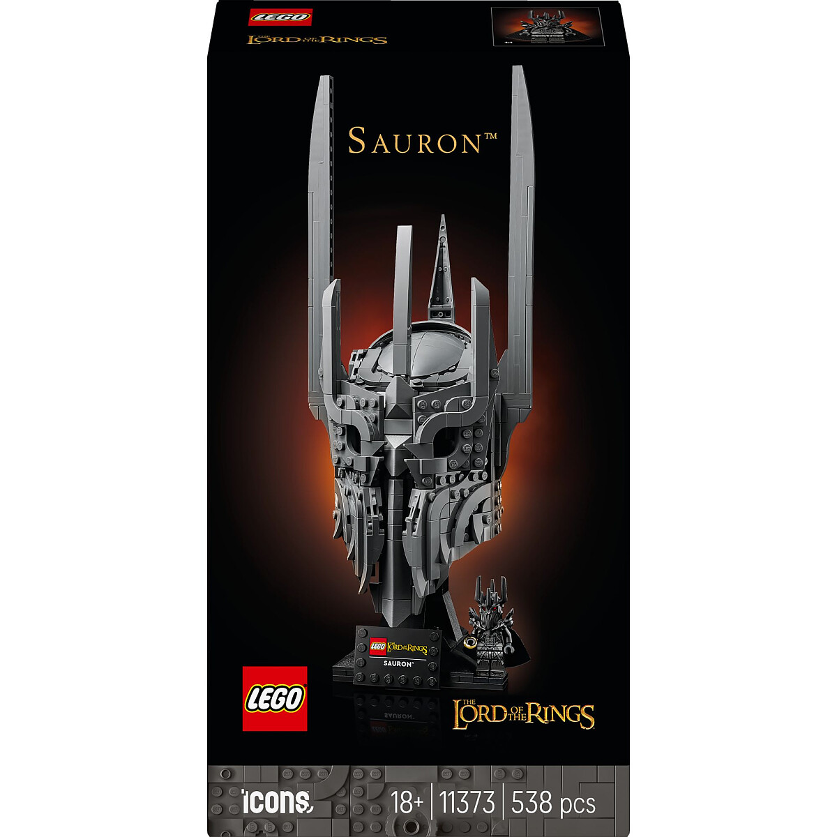 Klocki LEGO Icons Hełm Saurona 11373