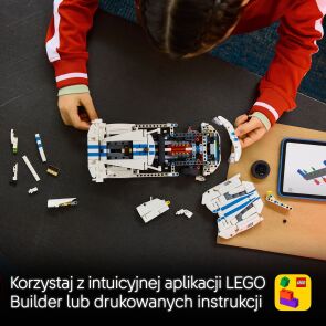 klocki lego technic samochod sportowy dodge viper gts r 42234 aplikacja
