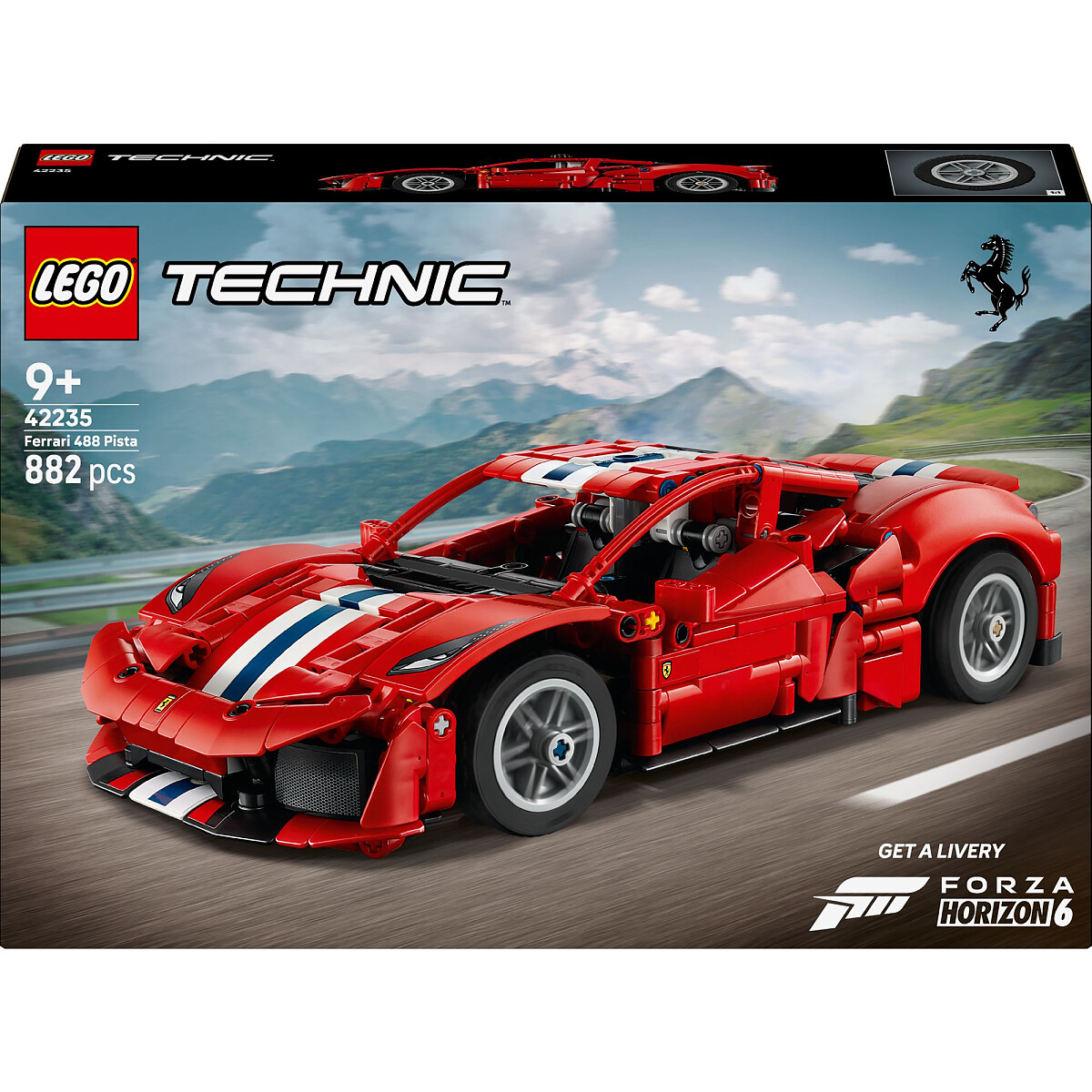 Klocki LEGO Technic Samochód Ferrari 488 Pista 42235