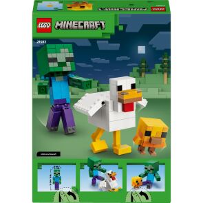 klocki lego minecraft kurzy jezdec 21582 opakowanie tyl