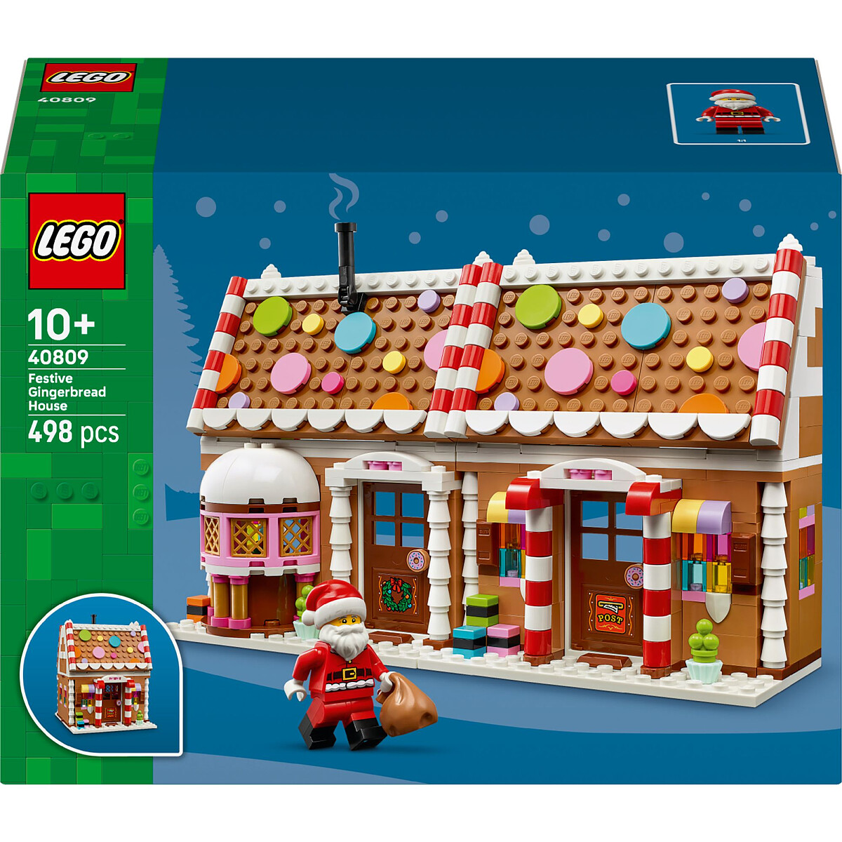 Klocki LEGO Iconic Świąteczna chatka z piernika 40809