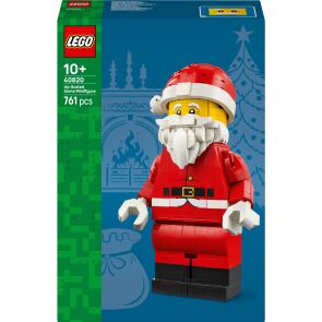 klocki lego iconic powiekszona minifigurka swietego mikolaja 40820 opakowanie przod