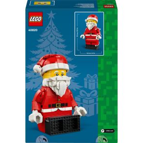 klocki lego iconic powiekszona minifigurka swietego mikolaja 40820 opakowani tyl