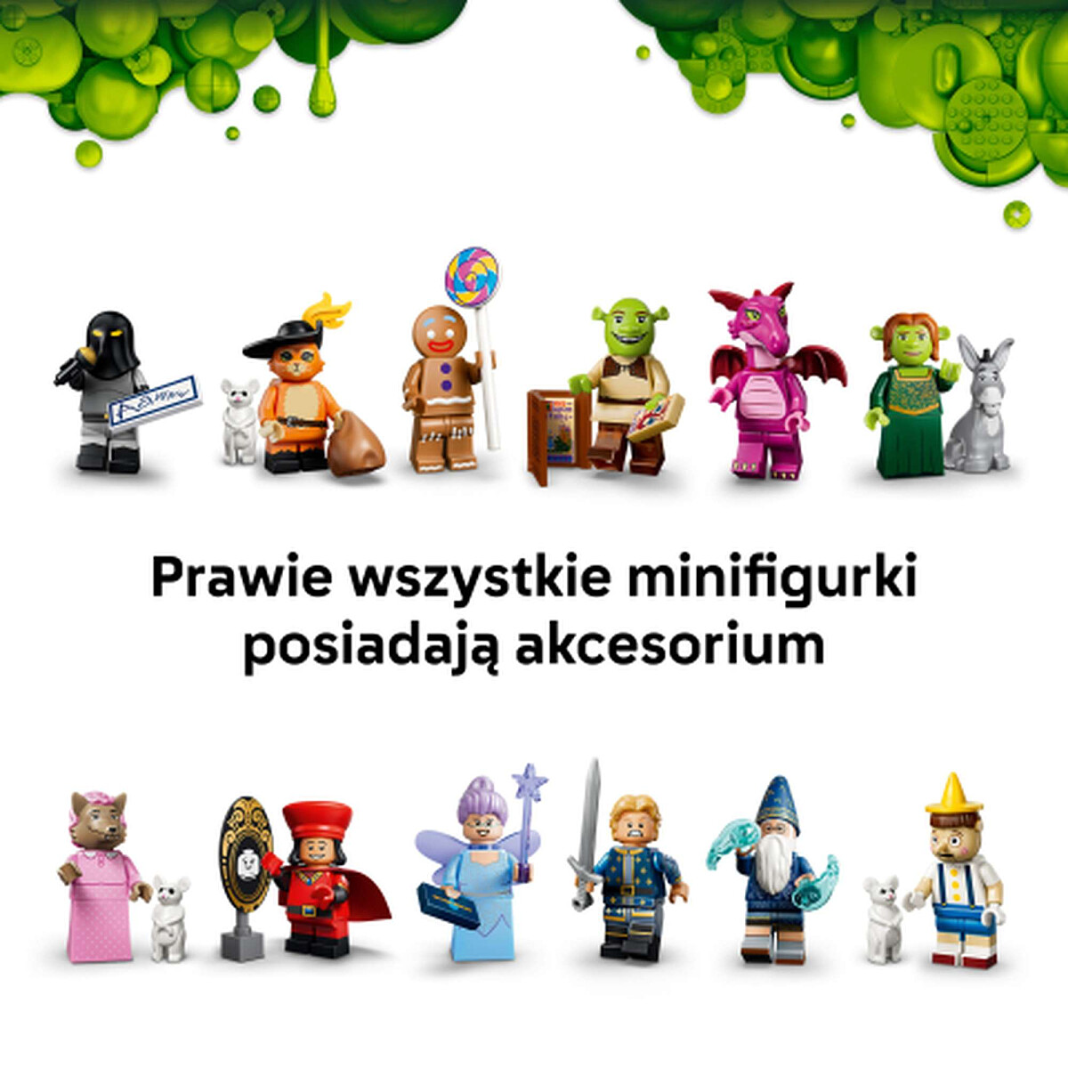 klocki lego minifigurki seria shrek 71053 minifigurki