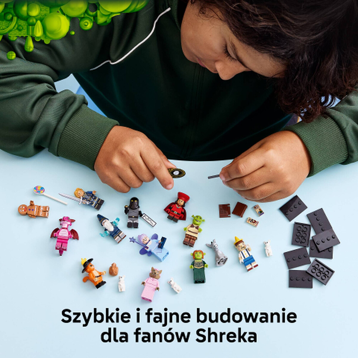 klocki lego minifigurki seria shrek 71053 budowanie