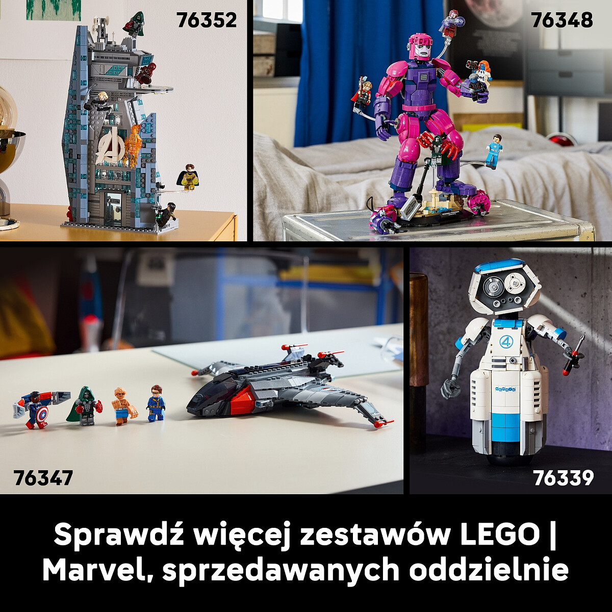 klocki lego marvel popiersie doktora dooma 76345 6