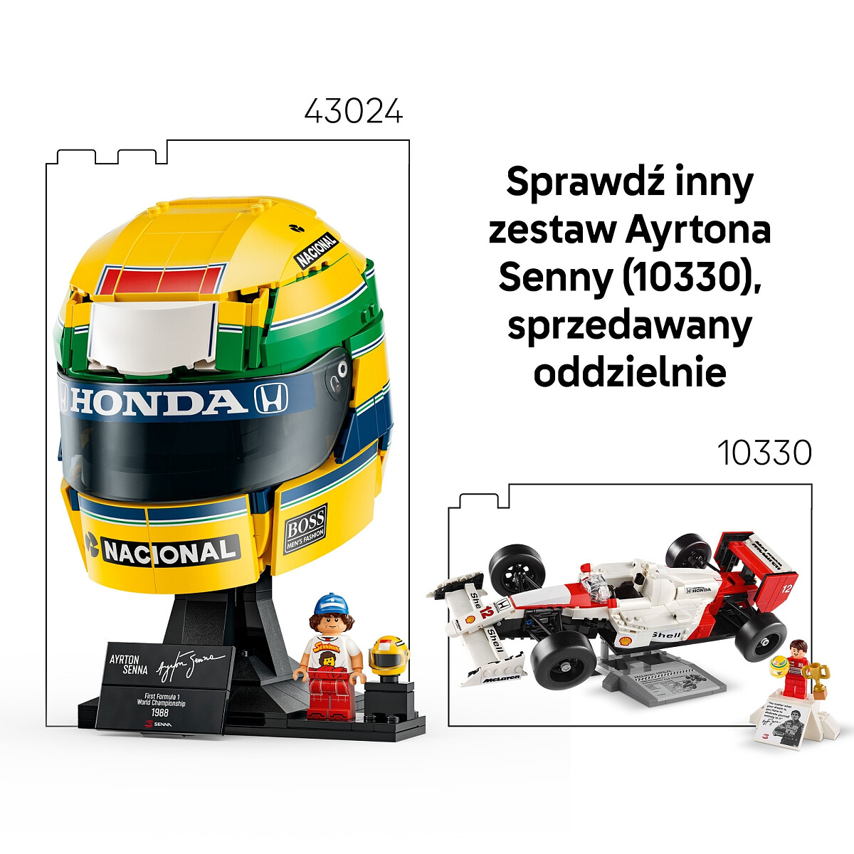 klocki lego editions f1 kask ayrton senna 43024 5