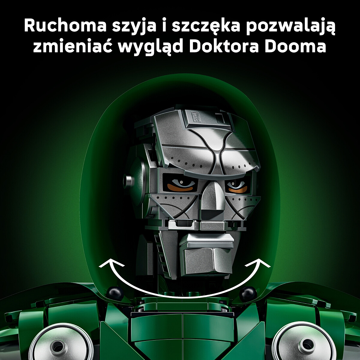 klocki lego marvel popiersie doktora dooma 76345 3