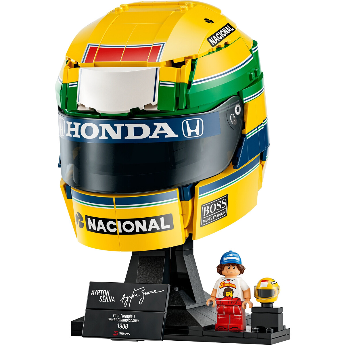 klocki lego editions f1 kask ayrton senna 43024 model