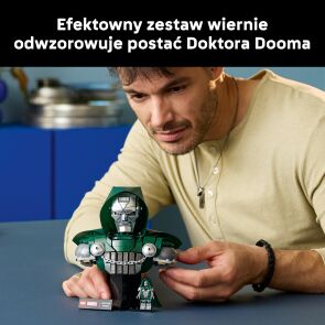 klocki lego marvel popiersie doktora dooma 76345 2
