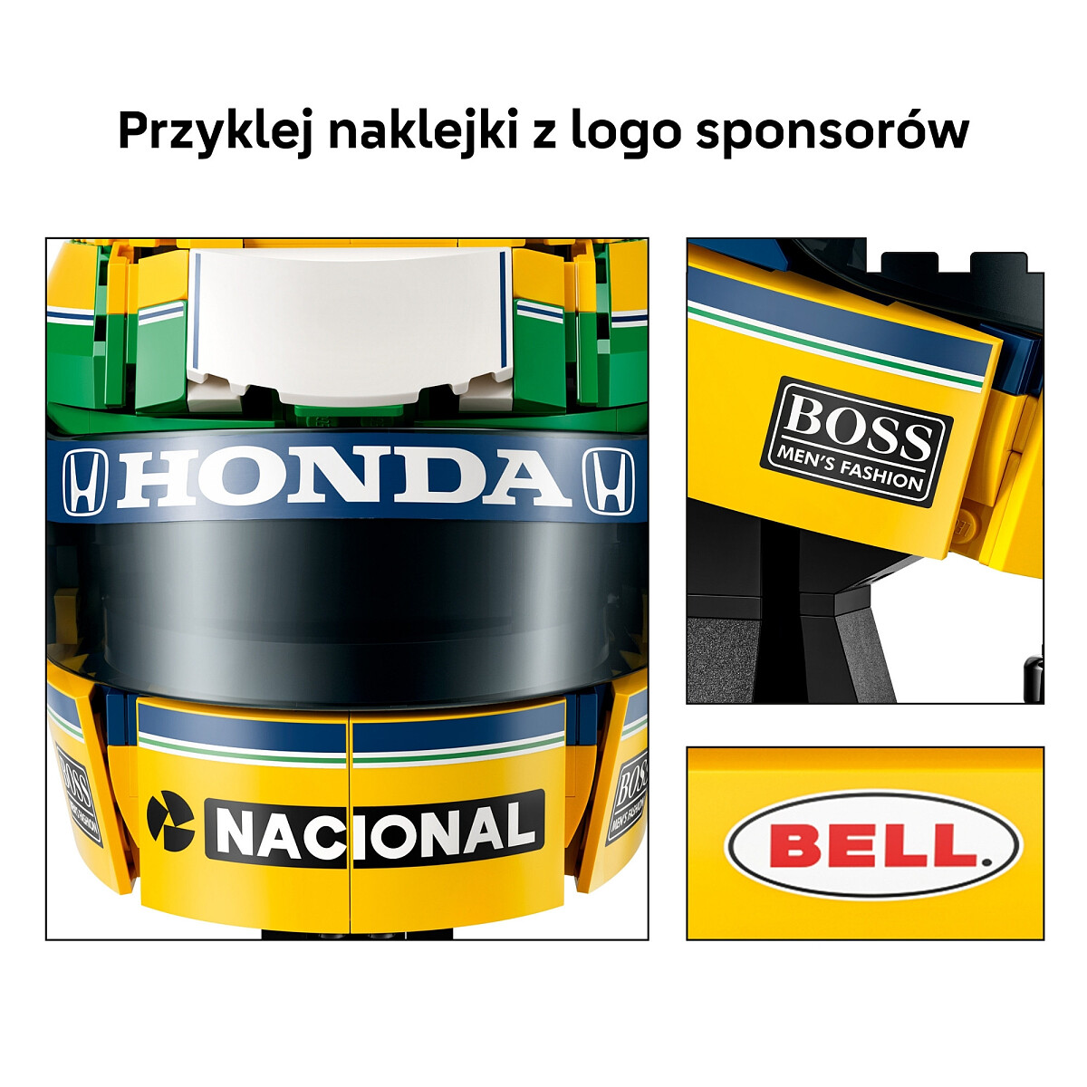 klocki lego editions f1 kask ayrton senna 43024 3