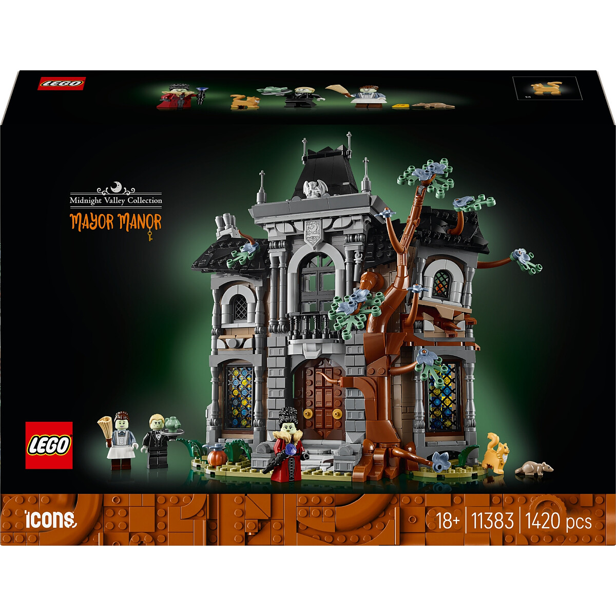 klocki lego icons rezydencja burmistrzyni 11383 front