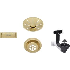 armatura przelewowo odplywowa 1x3,5 blanco satin gold 207423 glowne