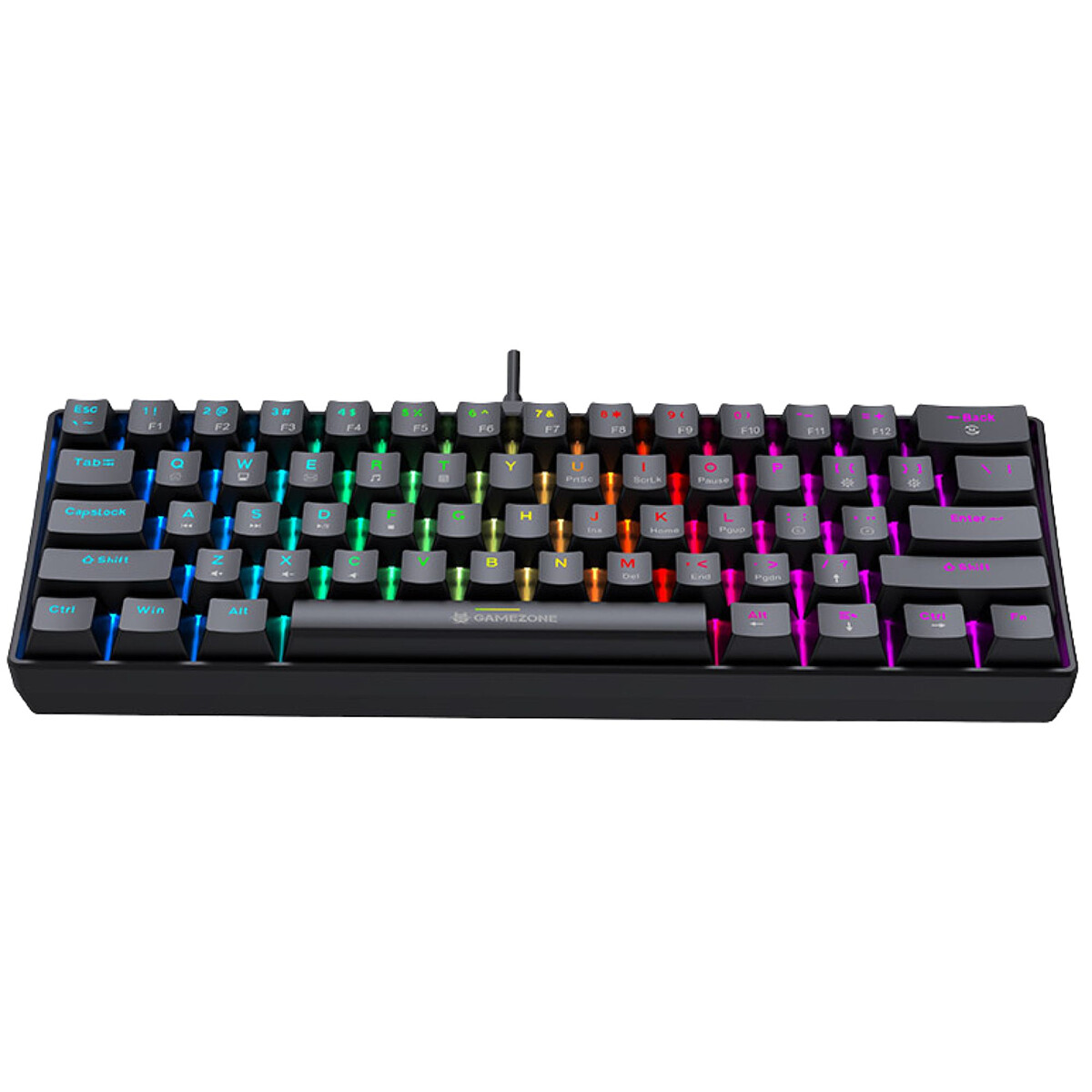 klawiatura tracer gamezone claws 61 czarna (10)