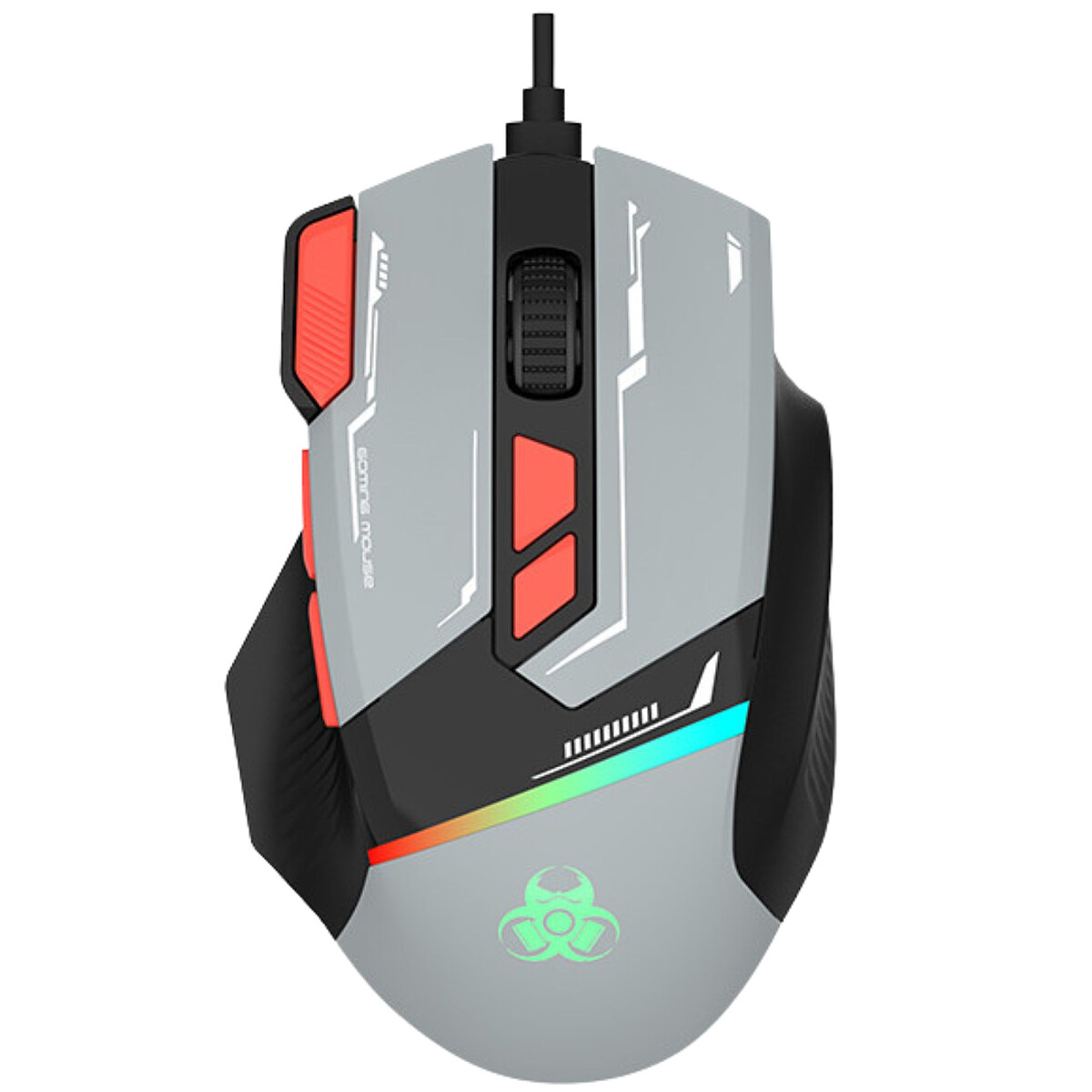 Mysz przewodowa gamingowa Tracer Gamezone Spectra Szara