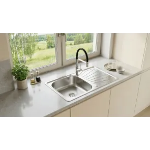 zlewozmywak stalowy kernau kssh 4578 1b1d len 2